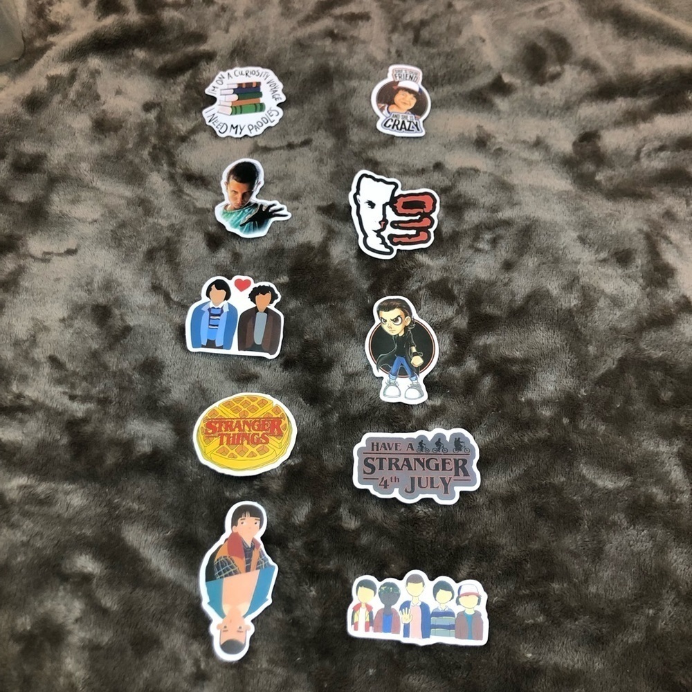 Stranger Things Season 3 10 No Repeat Stickers